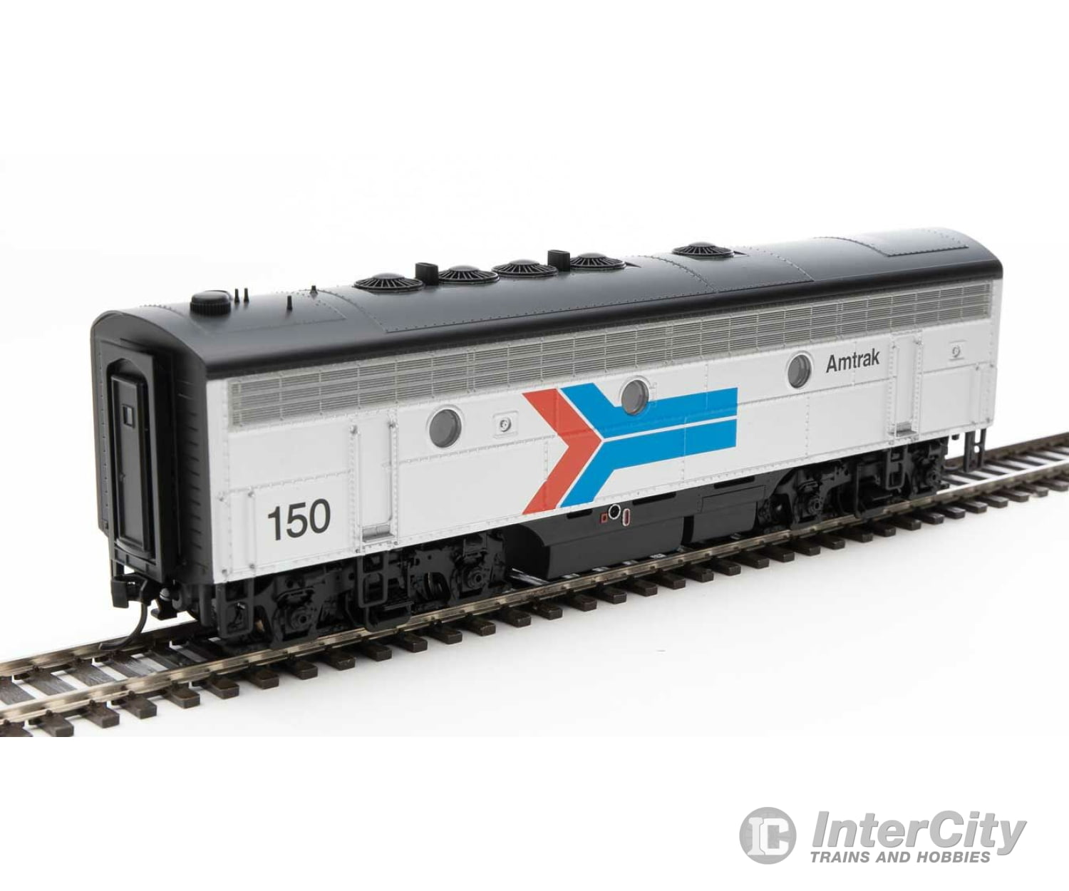 Walthers Mainline 19956 Emd F7 A-B Set - Esu Sound And Dcc -- Amtrak(R) #100 150 (Phase I; Silver