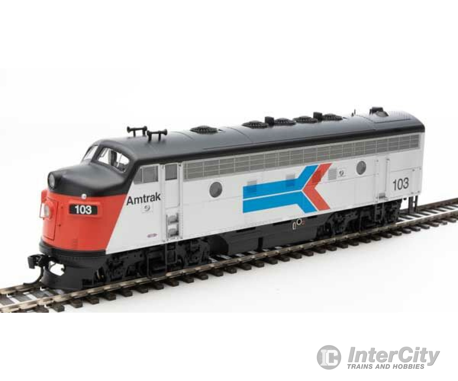 Walthers Mainline 19957 Emd F7 A-B Set - Esu Sound And Dcc -- Amtrak(R) #103 151 (Phase I; Silver