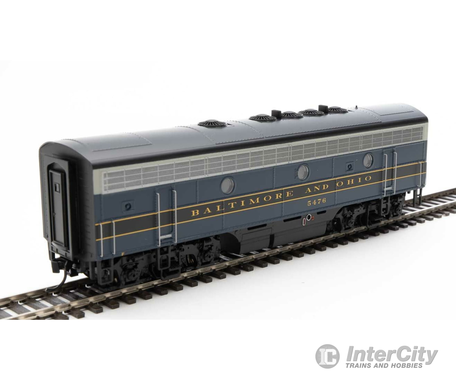 Walthers Mainline 19964 Emd F7 A-B Set - Esu Sound And Dcc -- Baltimore & Ohio #4510 #5476 (Blue