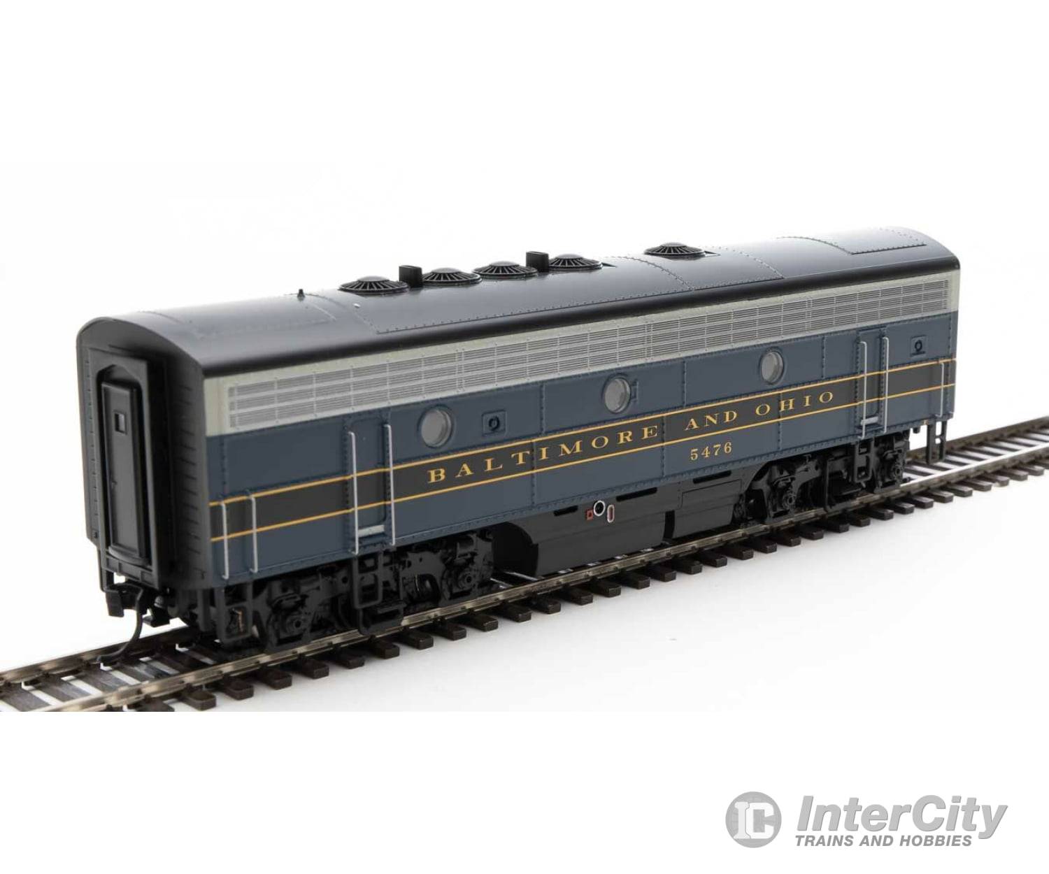 Walthers Mainline 19964 Emd F7 A-B Set - Esu Sound And Dcc -- Baltimore & Ohio #4510 #5476 (Blue