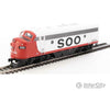 Walthers Mainline 19979 Emd F7 A-B Set - Esu Sound And Dcc -- Soo Line #212A #2201C (Red White