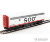 Walthers Mainline 19980 Emd F7 A-B Set - Esu Sound And Dcc -- Soo Line #2201A #2204C (Red White