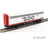 Walthers Mainline 19980 Emd F7 A-B Set - Esu Sound And Dcc -- Soo Line #2201A #2204C (Red White