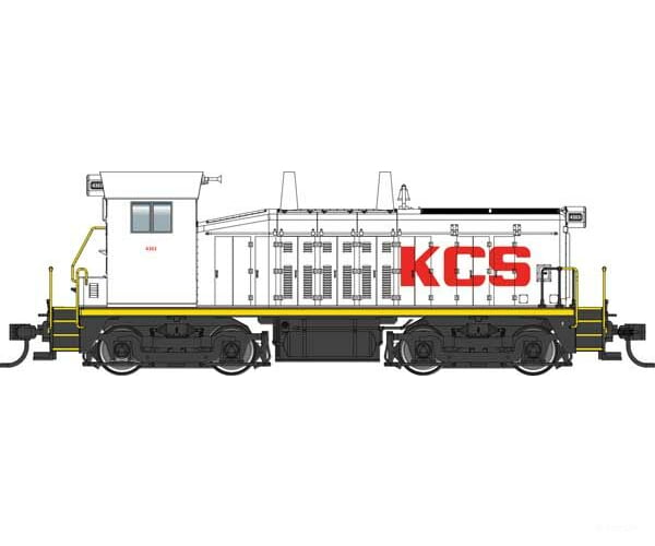 Walthers Mainline 20670 Emd Sw7 - Esu Sound & Dcc -- Kansas City Southern #4303 (Phase Ii; White Red