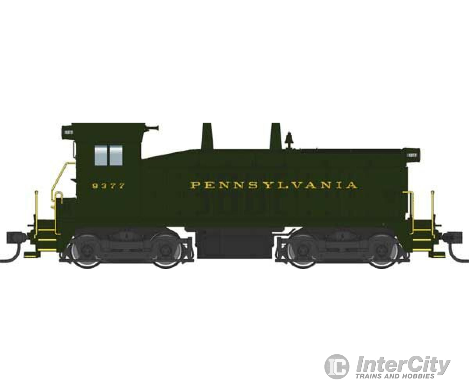 Walthers Mainline 20673 Emd Sw7 - Esu Sound & Dcc -- Pennsylvania Railroad #9377 (Phase Ii;