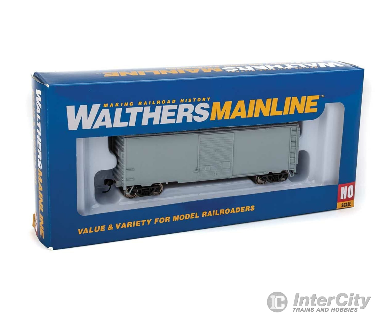 Walthers Mainline 2250 40 Acf Welded Boxcar W/8 Youngstown Door - Ready To Run -- Undecorated