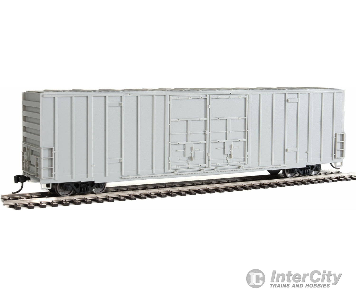 Walthers Mainline 2900 60 High Cube Plate F Boxcar - Ready To Run -- Undecorated Freight Cars