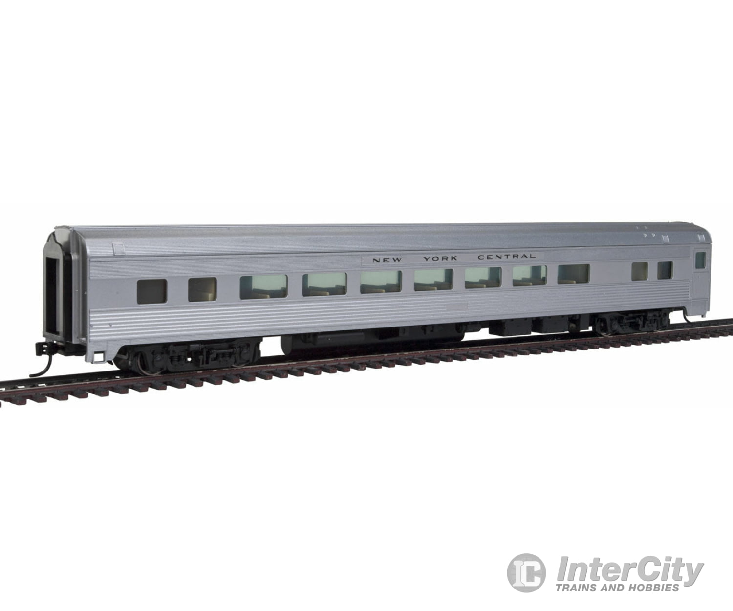 Walthers Mainline 30005 85 Budd Large-Window Coach - Ready To Run -- New York Central (Silver)