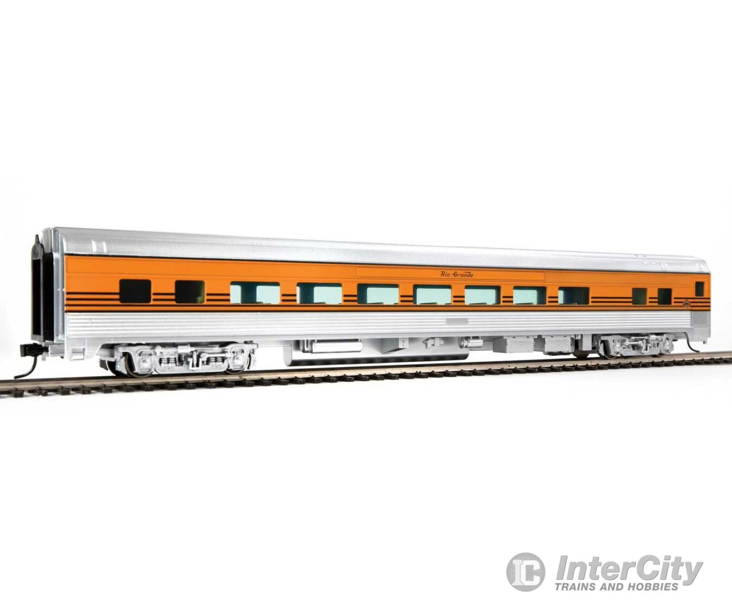 Walthers Mainline 30017 85 Budd Large-Window Coach - Ready To Run -- Denver & Rio Grande Western(Tm)