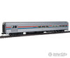 Walthers Mainline 30051 85 Budd Baggage-Lounge - Ready To Run -- Amtrak (Phase Iii; Silver Equal Red