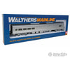 Walthers Mainline 30052 85 Budd Baggage-Lounge - Ready To Run -- Santa Fe (Silver) Passenger Cars