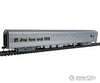 Walthers Mainline 30052 85 Budd Baggage-Lounge - Ready To Run -- Santa Fe (Silver) Passenger Cars