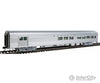 Walthers Mainline 30052 85 Budd Baggage-Lounge - Ready To Run -- Santa Fe (Silver) Passenger Cars