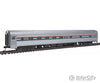 Walthers Mainline 30101 85 Budd 10-6 Sleeper - Ready To Run -- Amtrak (Phase Iii; Silver Equal Red