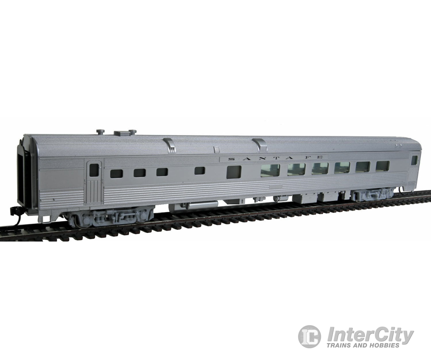 Walthers Mainline 30152 85 Budd Diner - Ready To Run -- Santa Fe (Silver) Passenger Cars