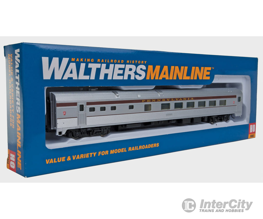 Walthers Mainline 30156 85 Budd Diner - Ready To Run -- Pennsylvania Railroad (Silver Tuscan)