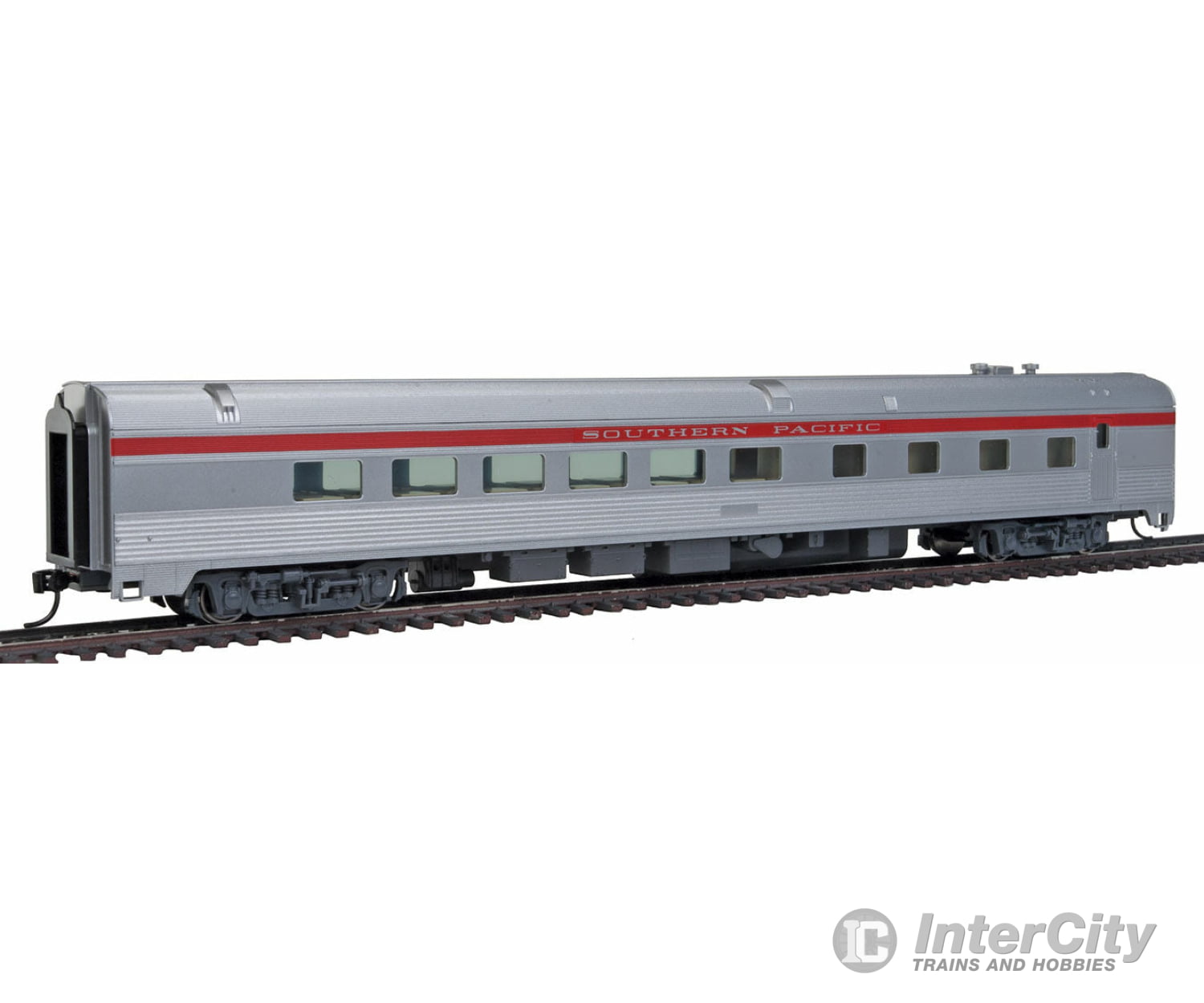 Walthers Mainline 30157 85 Budd Diner - Ready To Run -- Southern Pacific (Silver Red) Passenger Cars