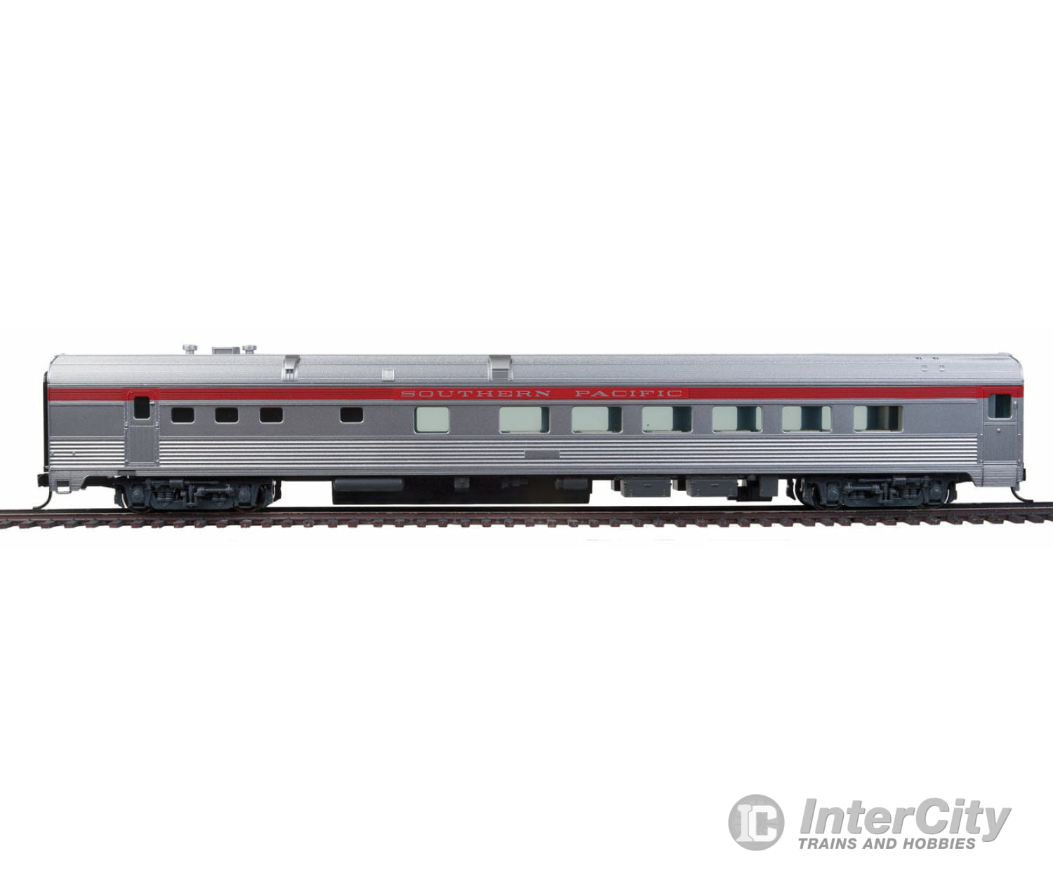 Walthers Mainline 30157 85 Budd Diner - Ready To Run -- Southern Pacific (Silver Red) Passenger Cars