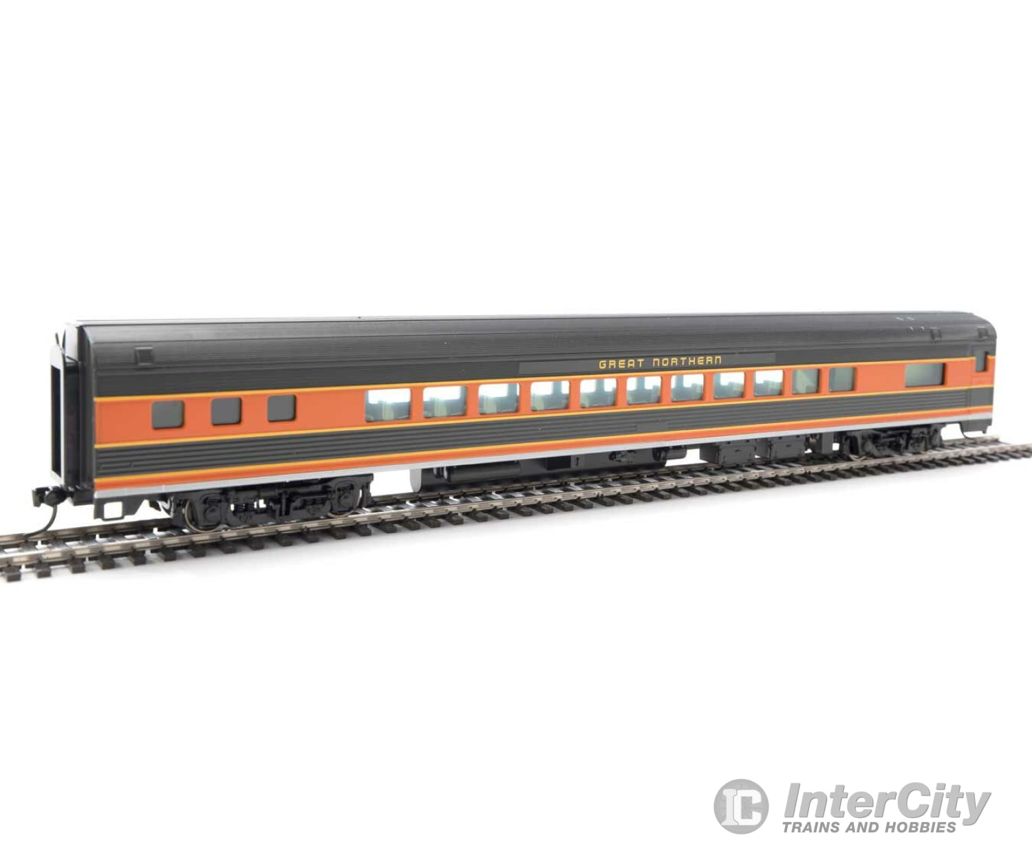 Walthers Mainline 30209 85 Budd Small-Window Coach - Ready To Run -- Great Northern Passenger Cars