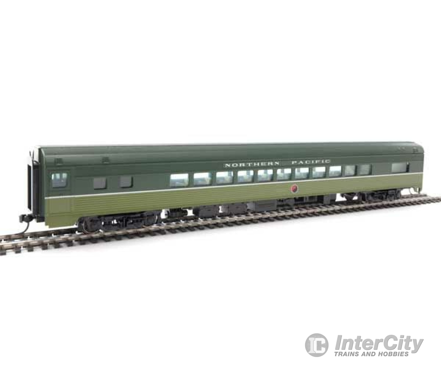 Walthers Mainline 30210 85 Budd Small-Window Coach - Ready To Run -- Northern Pacific Passenger Cars