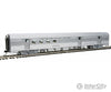 Walthers Mainline 30302 85 Budd Baggage-Railway Post Office - Ready To Run -- Santa Fe (Silver)