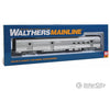 Walthers Mainline 30302 85 Budd Baggage-Railway Post Office - Ready To Run -- Santa Fe (Silver)