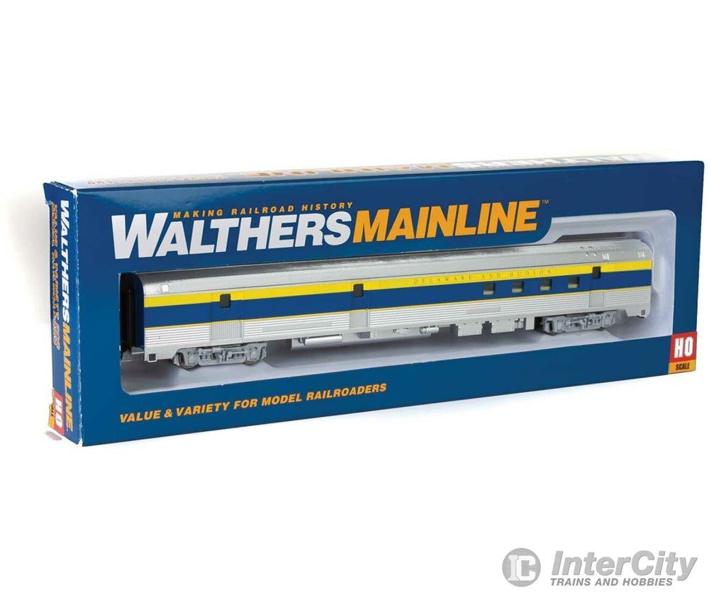 Walthers Mainline 30312 85 Budd Baggage-Railway Post Office - Ready To Run -- Delaware & Hudson