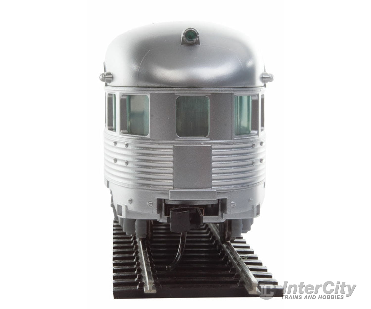 Walthers Mainline 30350 85 Budd Observation - Ready To Run -- Painted Unlettered (Silver) Passenger