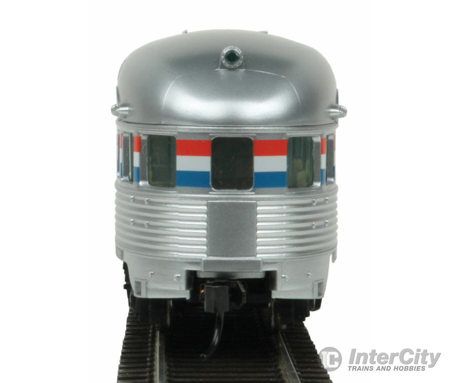 Walthers Mainline 30351 85 Budd Observation - Ready To Run -- Amtrak(R) (Phase Iii; Silver; Equal