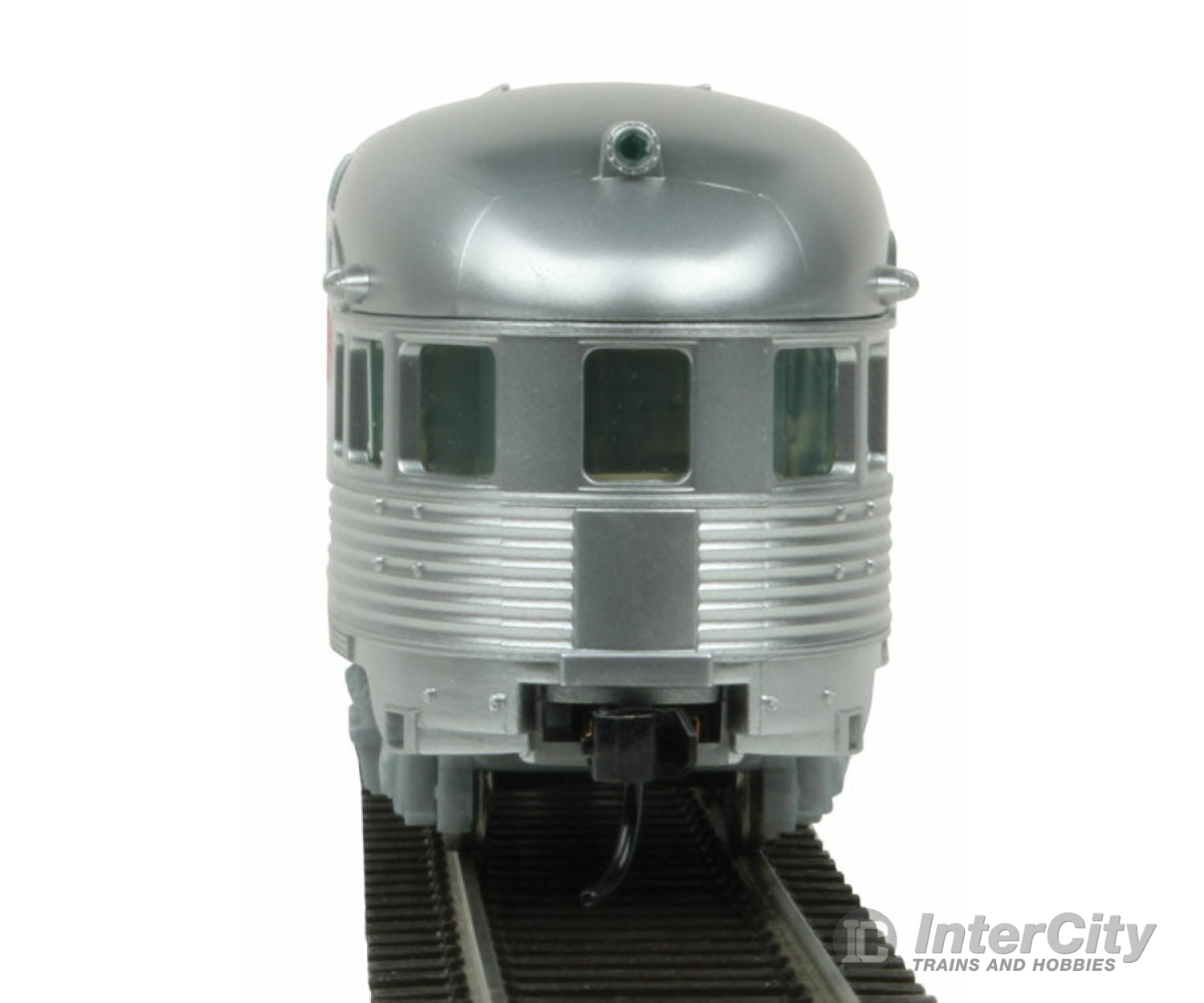 Walthers Mainline 30352 85 Budd Observation - Ready To Run -- Santa Fe (Silver) Passenger Cars