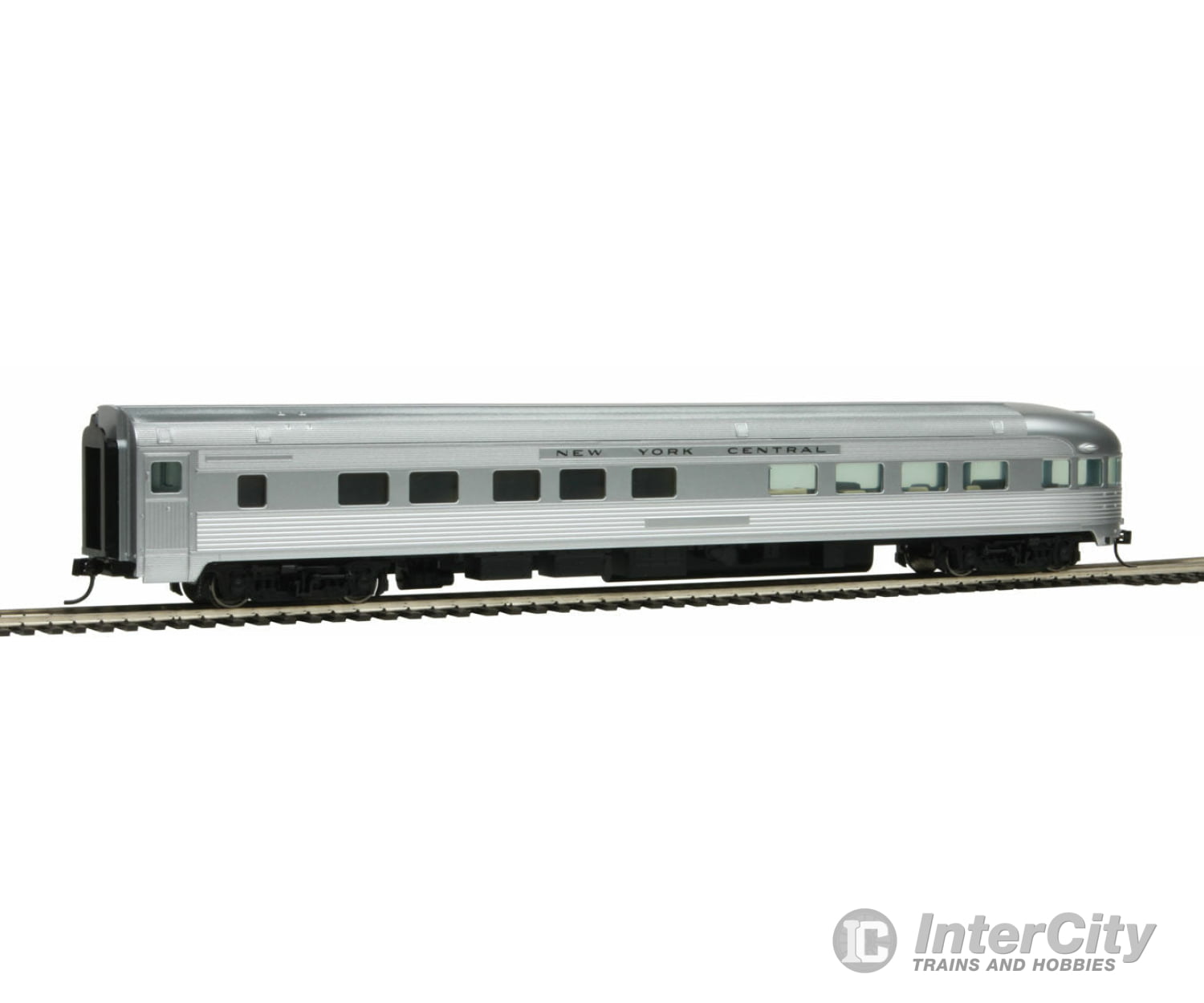 Walthers Mainline 30355 85 Budd Observation - Ready To Run -- New York Central (Silver) Passenger