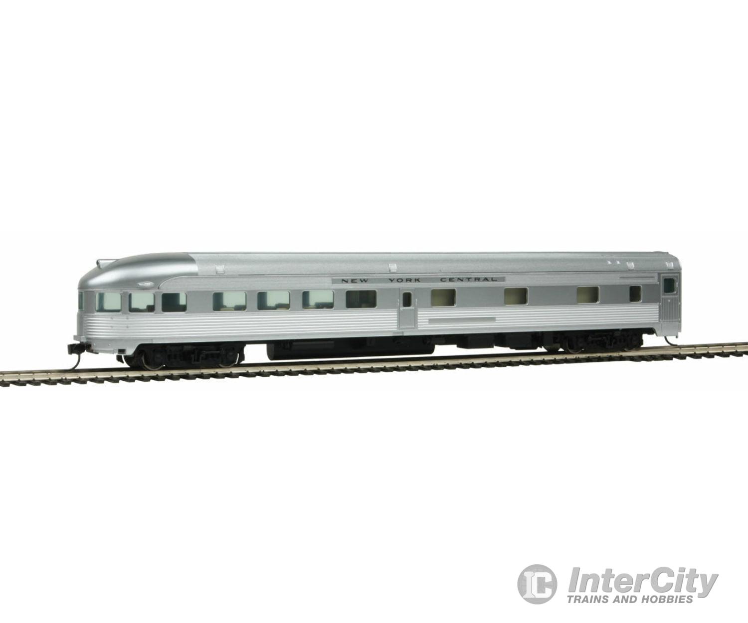 Walthers Mainline 30355 85 Budd Observation - Ready To Run -- New York Central (Silver) Passenger