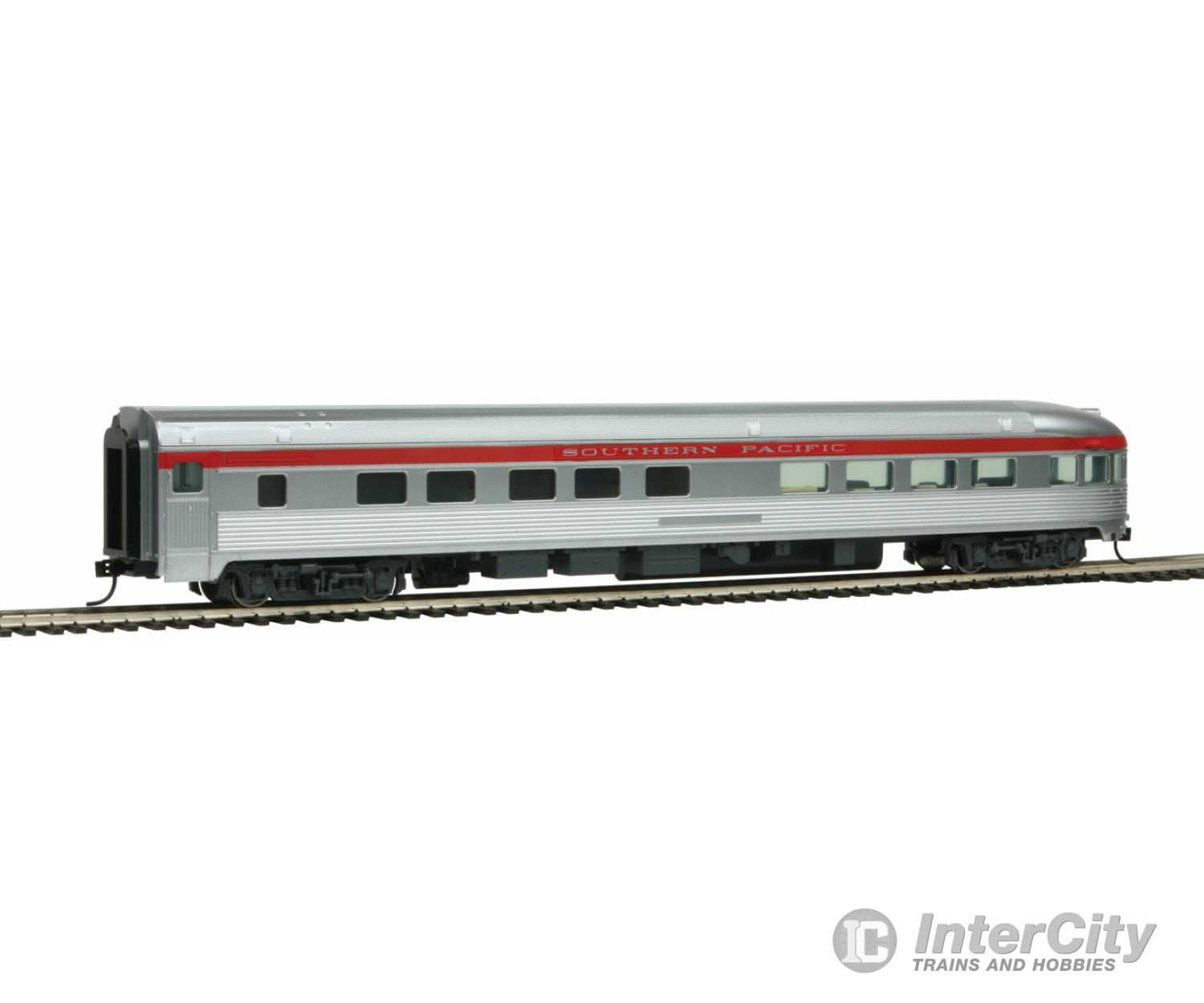 Walthers Mainline 30357 85 Budd Observation - Ready To Run -- Southern Pacific(Tm) (Silver Red)