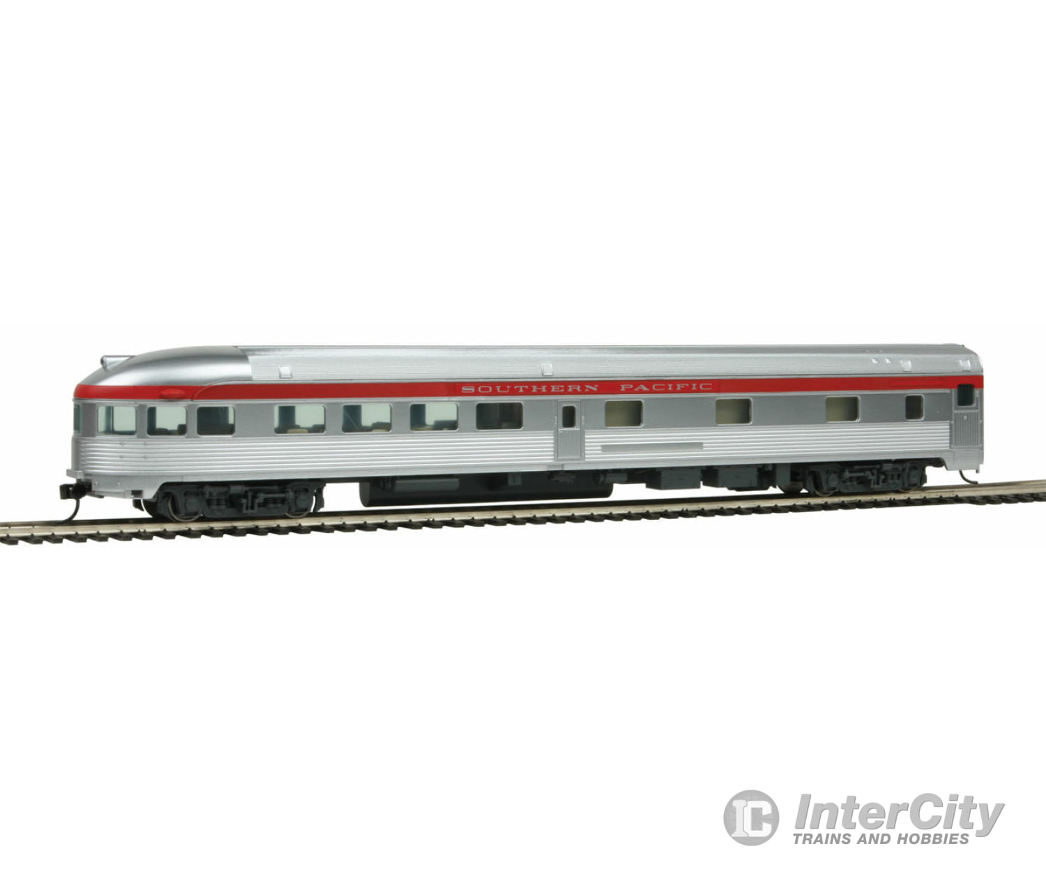 Walthers Mainline 30357 85 Budd Observation - Ready To Run -- Southern Pacific(Tm) (Silver Red)