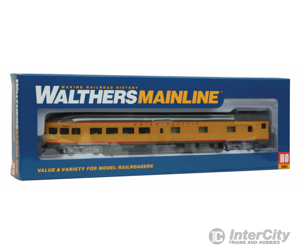 Walthers Mainline 30358 85 Budd Observation - Ready To Run -- Union Pacific(R) (Armour Yellow Gray)