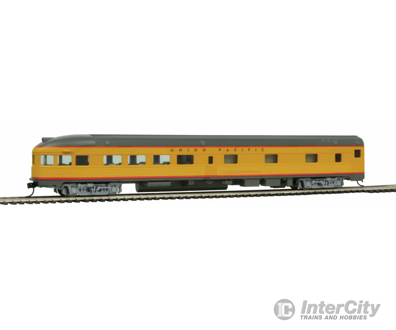 Walthers Mainline 30358 85 Budd Observation - Ready To Run -- Union Pacific(R) (Armour Yellow Gray)