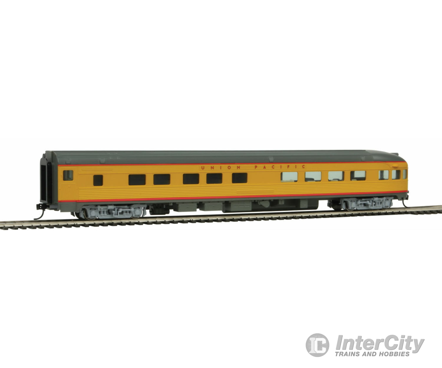 Walthers Mainline 30358 85 Budd Observation - Ready To Run -- Union Pacific(R) (Armour Yellow Gray)