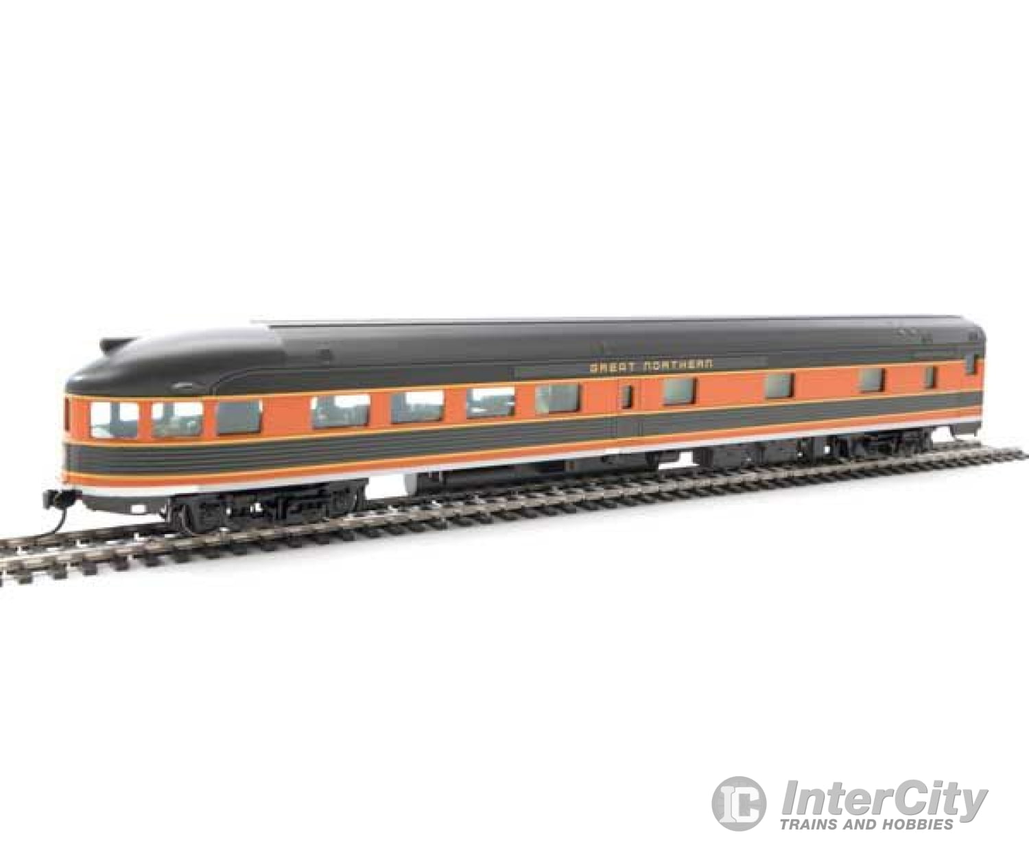 Walthers Mainline 30367 85 Budd Observation - Ready To Run -- Great Northern Passenger Cars