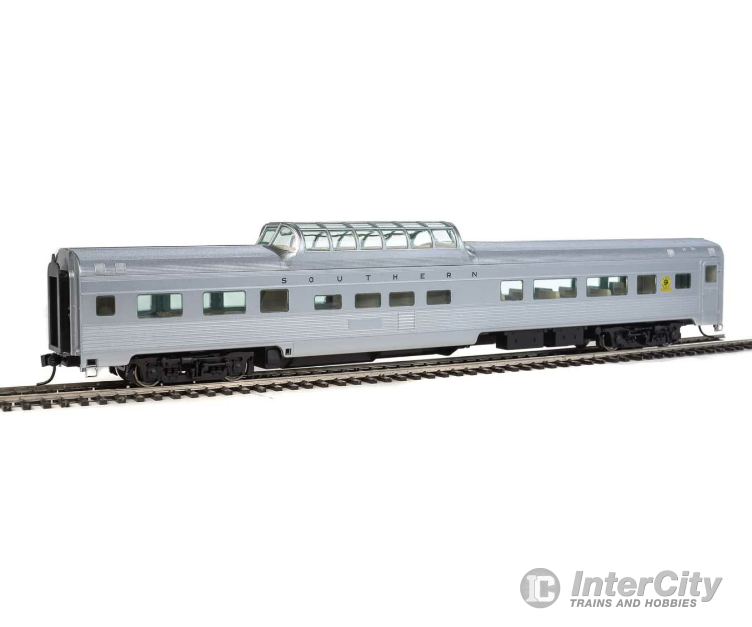 Walthers Mainline 30403 85 Budd Dome Coach - Ready To Run -- Southern Railway (Silver) Passenger