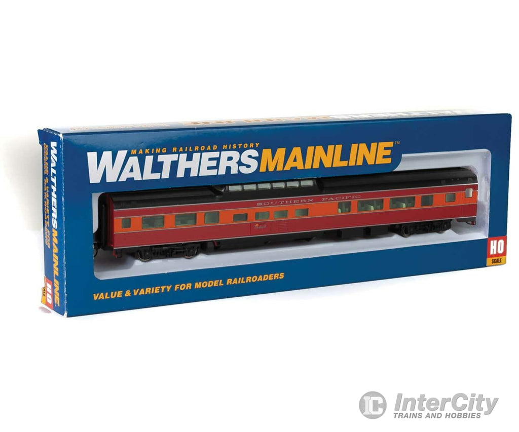 Walthers Mainline 30407 85 Budd Dome Coach - Ready To Run -- Southern Pacific(Tm) (Daylight; Red