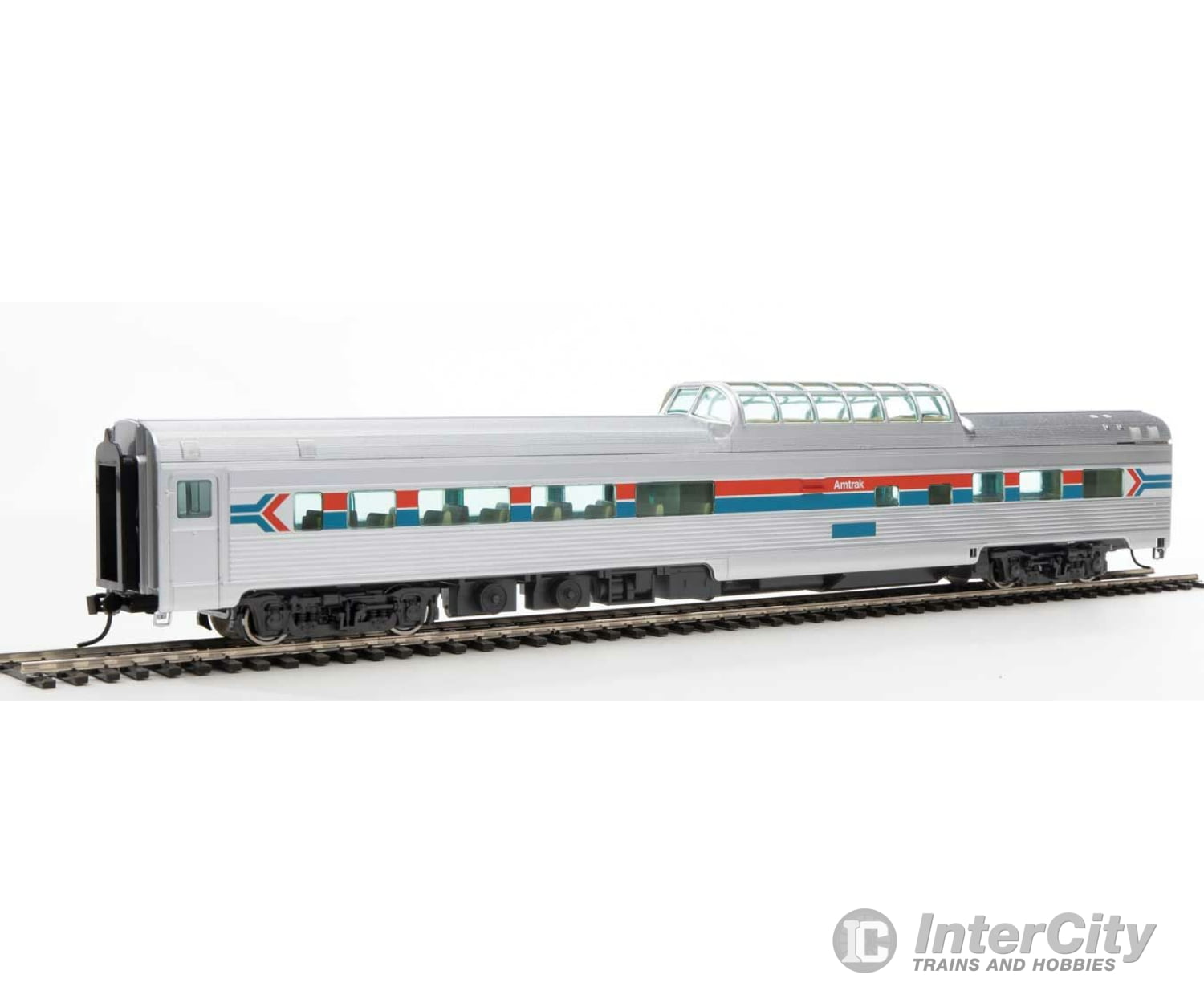 Walthers Mainline 30408 85 Budd Dome Coach - Ready To Run -- Amtrak(R) Phase I Passenger Cars