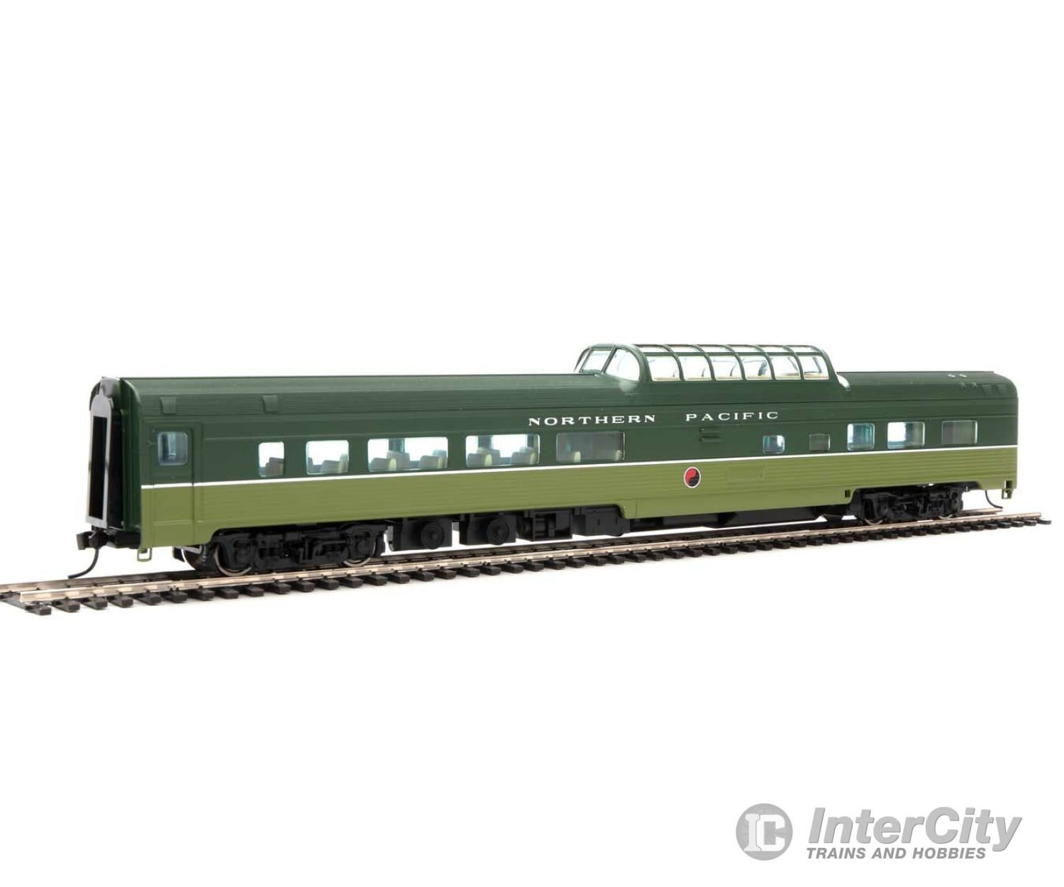 Walthers Mainline 30411 85 Budd Dome Coach - Ready To Run -- Northern Pacific Passenger Cars