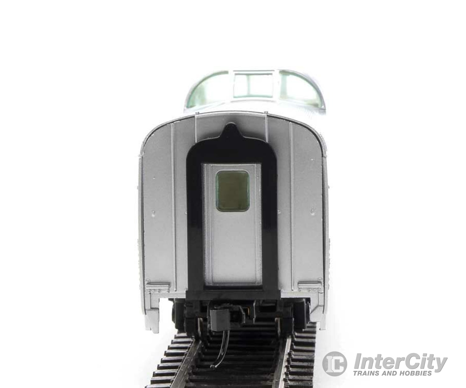 Walthers Mainline 30412 85 Budd Dome Coach - Ready To Run -- Painted Silver Unlettered Passenger