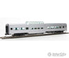 Walthers Mainline 30412 85 Budd Dome Coach - Ready To Run -- Painted Silver Unlettered Passenger