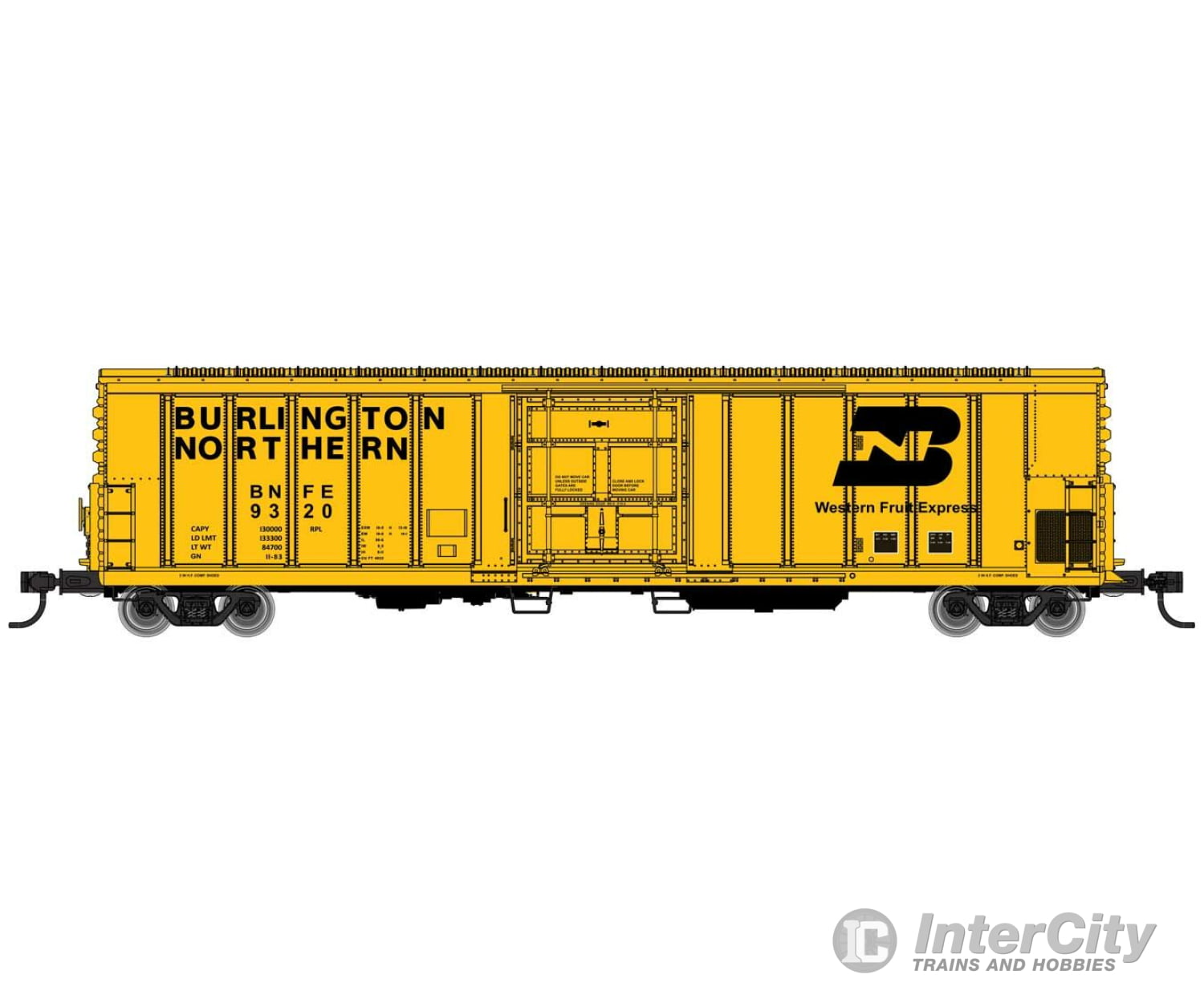 Walthers Mainline 3978 57 Mechanical Reefer - Ready To Run -- Burlington Northern Bnfe #9320 Freight