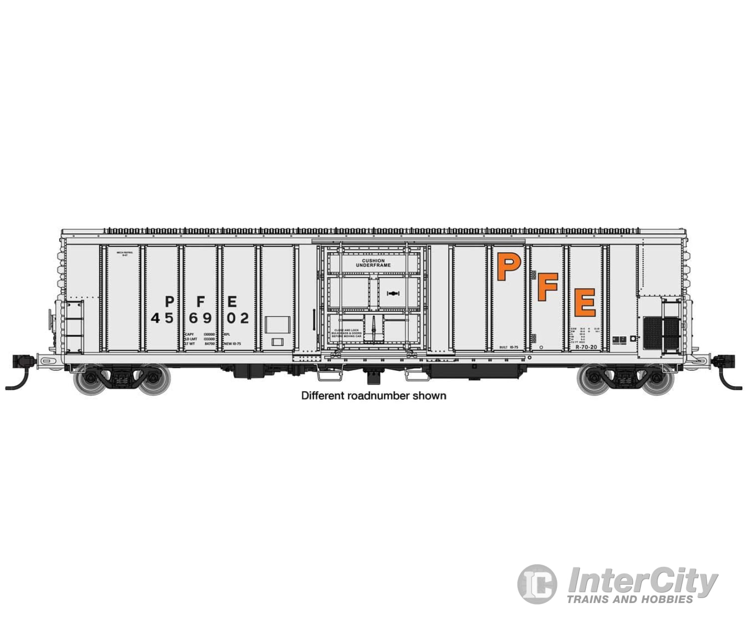 Walthers Mainline 3983 57 Mechanical Reefer - Ready To Run -- Pacific Fruit Express(Tm) #456995