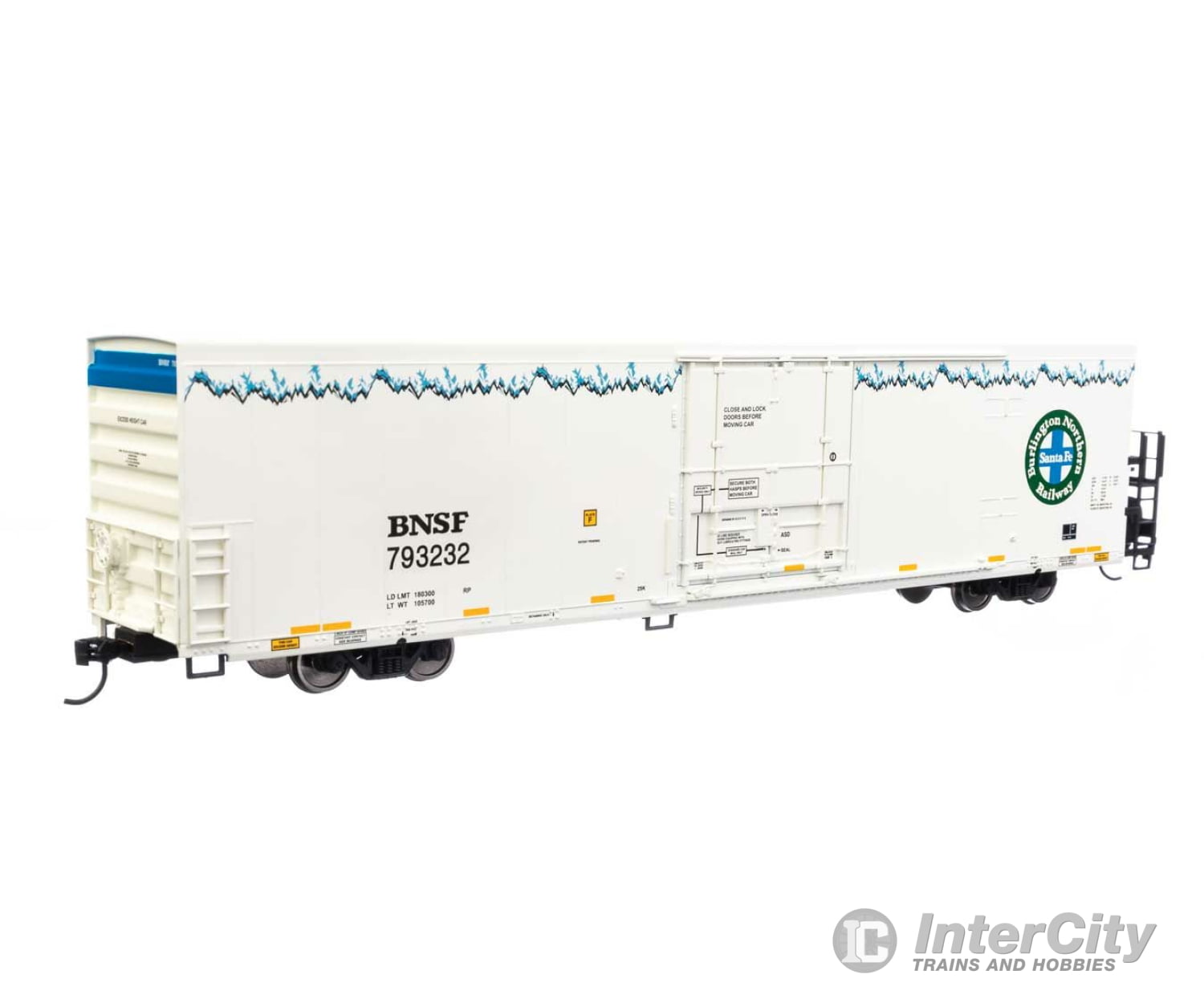 Walthers Mainline 4114 72 Modern Refrigerator Boxcar - Ready To Run -- Bnsf Railway #793232 Freight