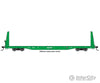 Walthers Mainline 50602 68 Bulkhead Flatcar - Ready To Run -- British Columbia #66528 Freight Cars