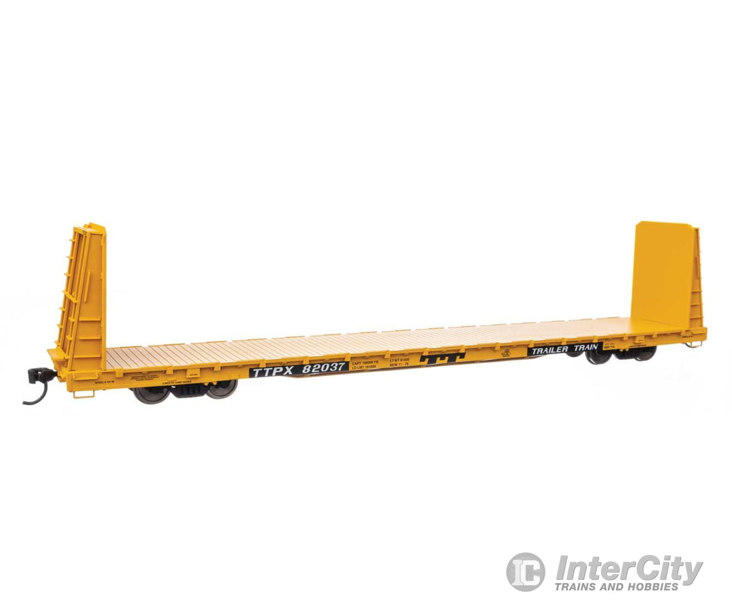 Walthers Mainline 50613 68 Bulkhead Flatcar - Ready To Run -- Ttpx #82037 Freight Cars