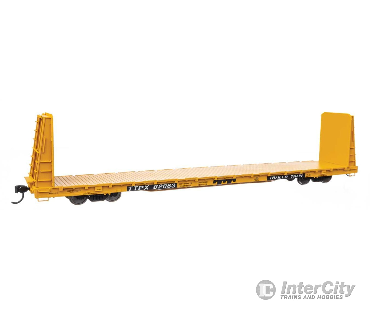 Walthers Mainline 50614 68 Bulkhead Flatcar - Ready To Run -- Ttpx #82063 Freight Cars